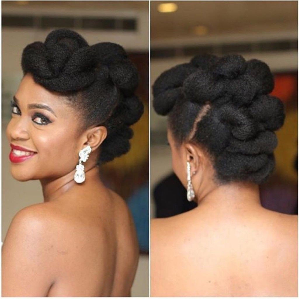 Afrodelicious salon nappy;coiffure mariage cheveux crépus