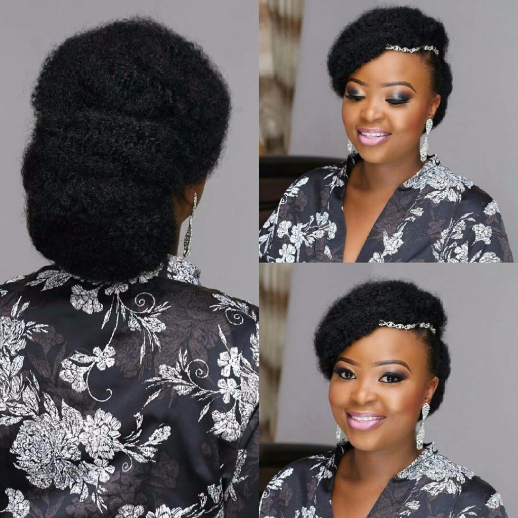 Afrodelicious salon nappy;Coiffure mariage cheveux crépus ...